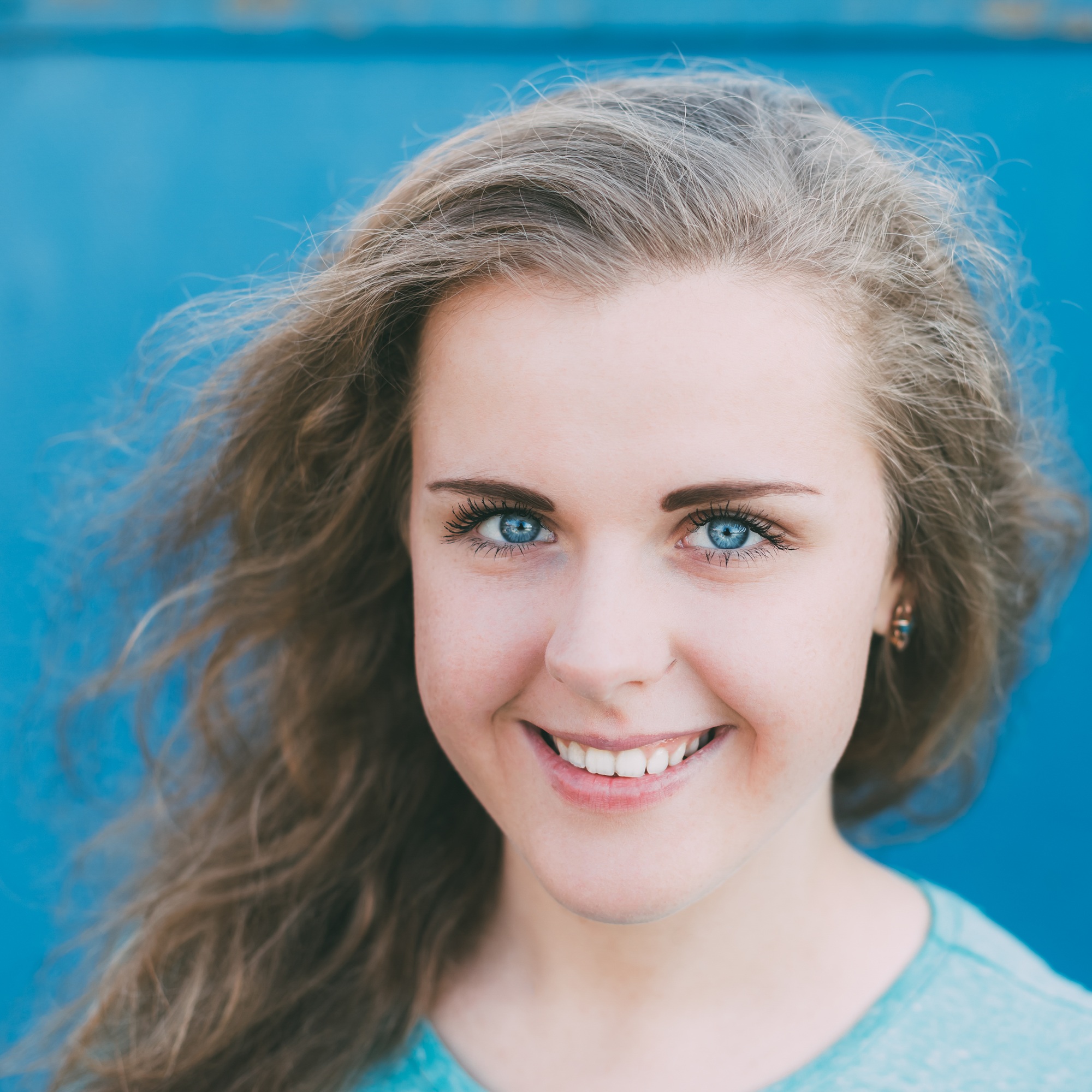 Close up Portrait Of Attractive Plus Size Young Woman